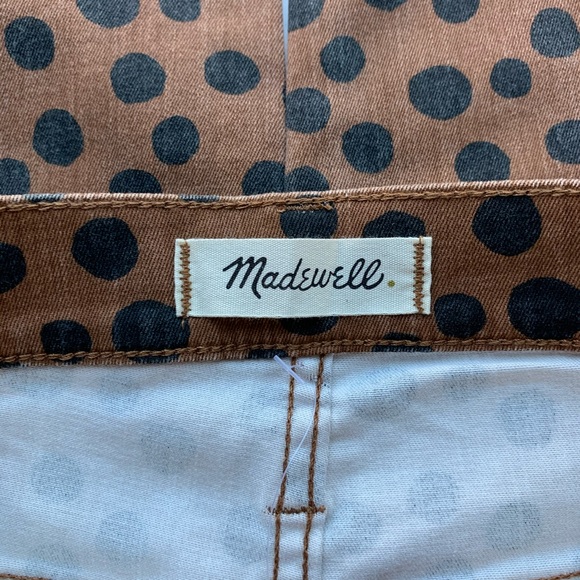 Madewell 10” High Rise Skinny Polka Dot Jeans - Picture 8 of 11